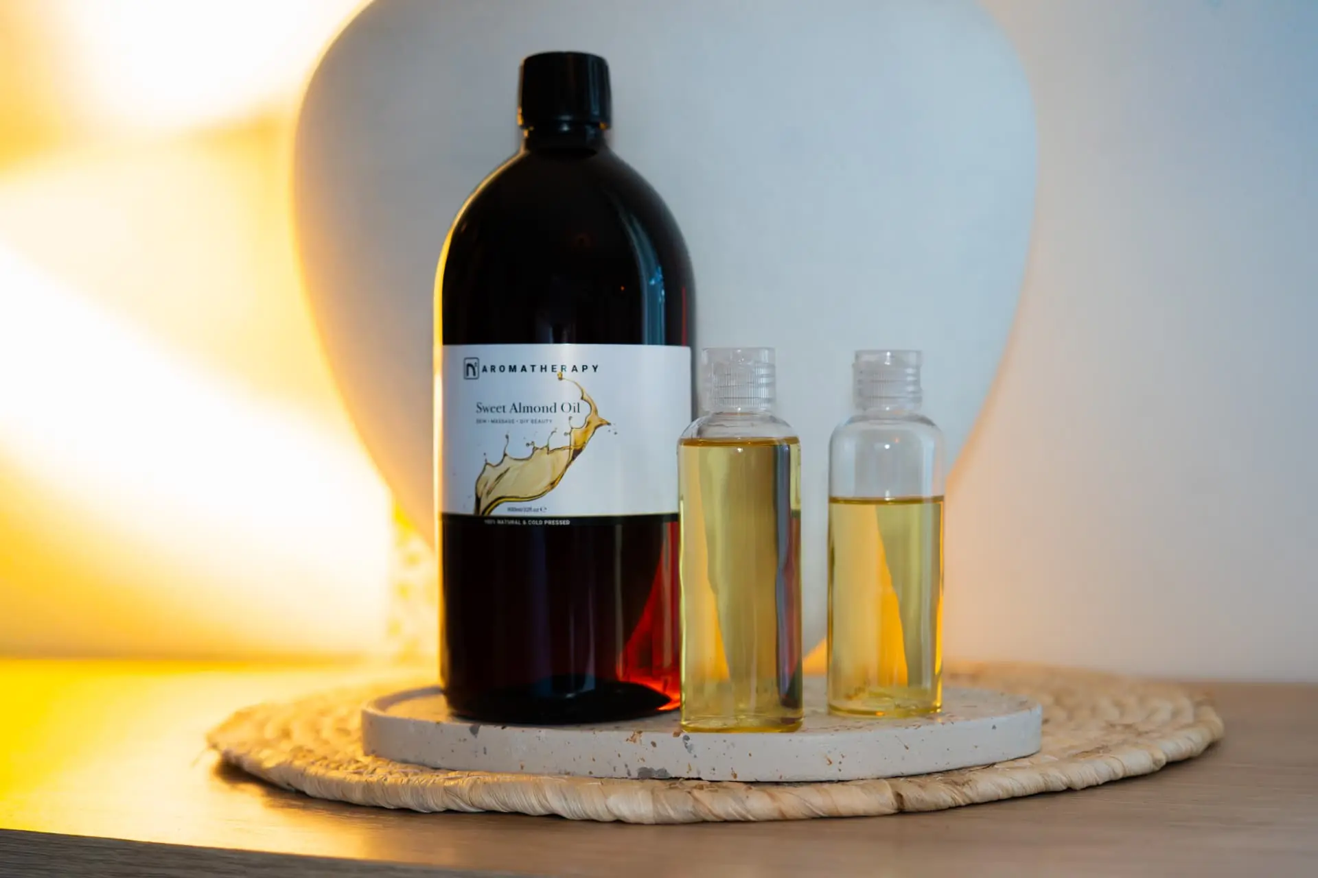 Huiles de massage à l'amande douce